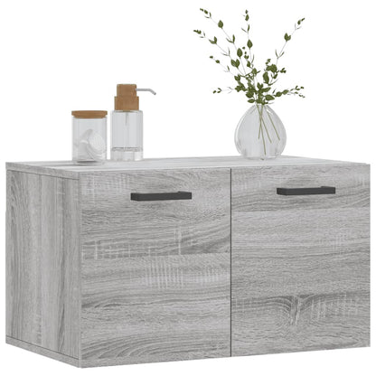 Mobile a Parete Grigio Sonoma 60x36,5x35cm in Legno Multistrato | homemem39