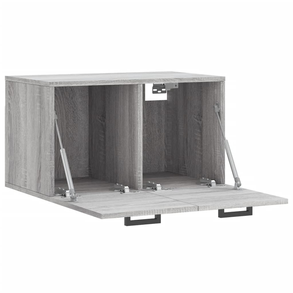 Mobile a Parete Grigio Sonoma 60x36,5x35cm in Legno Multistrato | homemem39