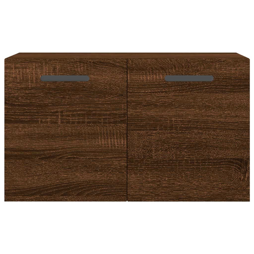 Mobile a Parete Rovere Marrone 60x36,5x35 cm Legno Multistrato