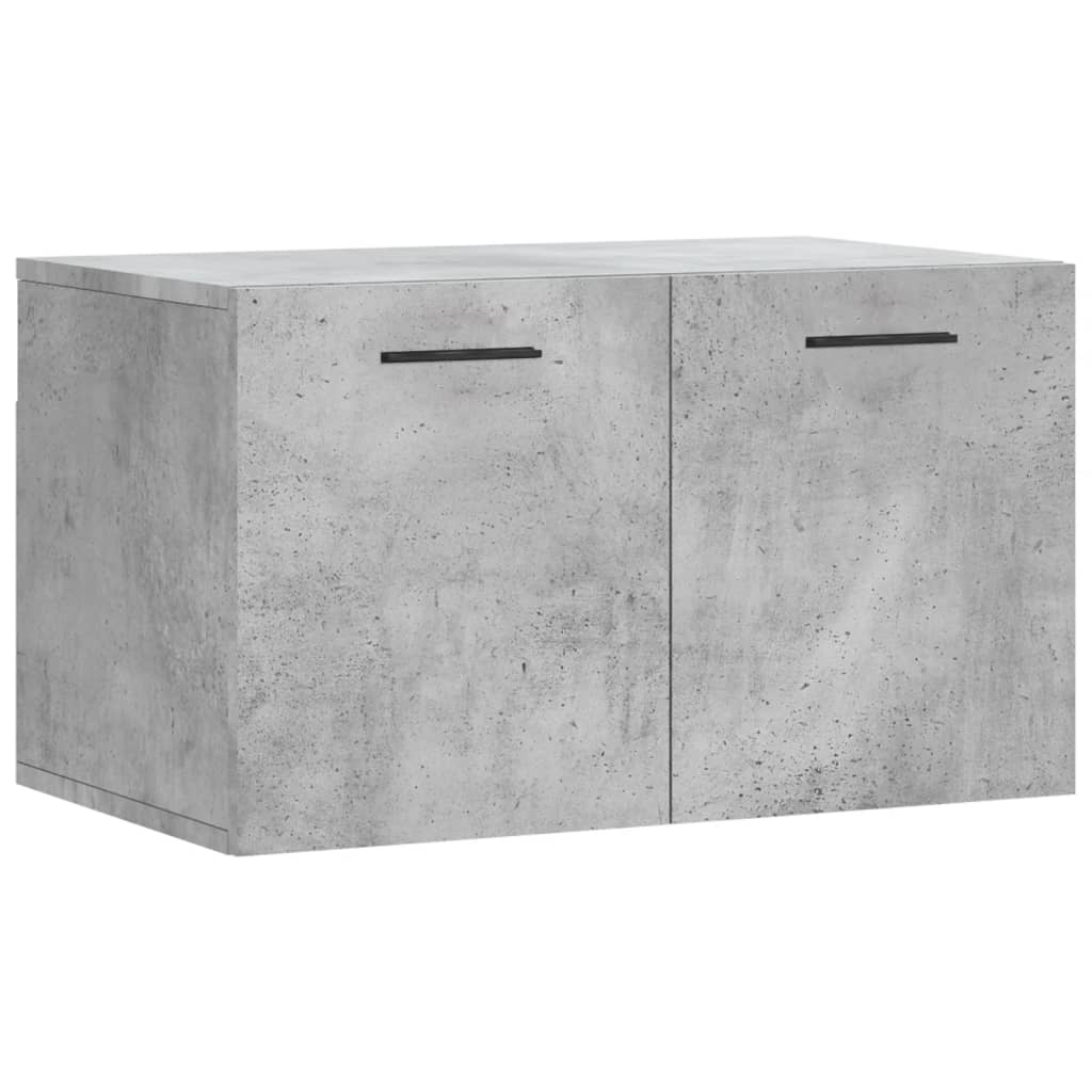 Mobile a Parete Grigio Cemento 60x36,5x35 cm Legno Multistrato | homemem39