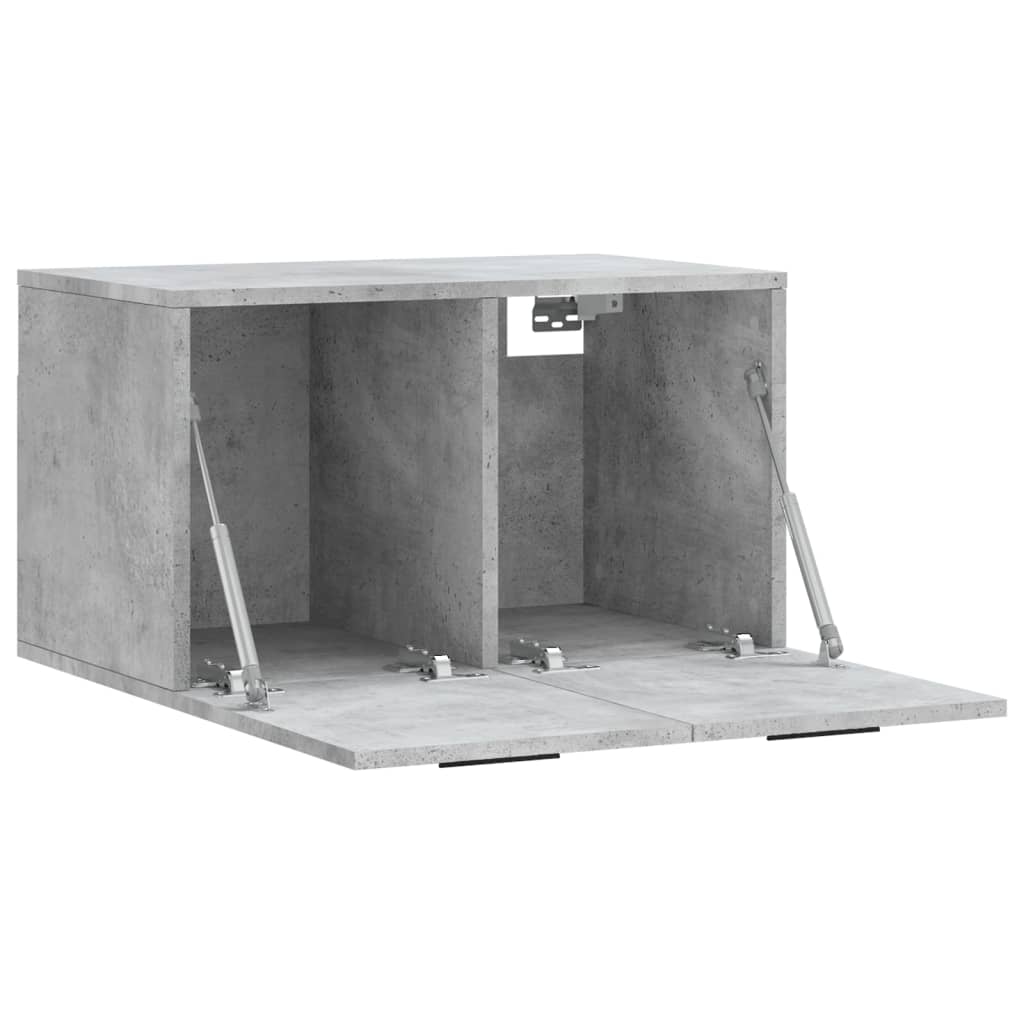 Mobile a Parete Grigio Cemento 60x36,5x35 cm Legno Multistrato | homemem39
