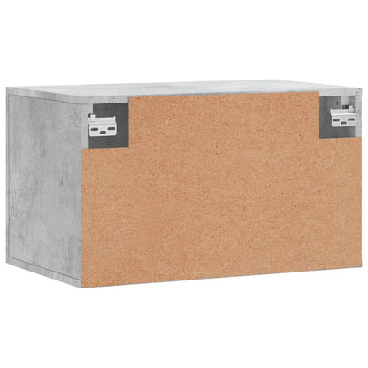 Mobile a Parete Grigio Cemento 60x36,5x35 cm Legno Multistrato | homemem39