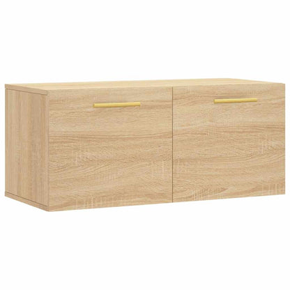 Mobile a Parete Rovere Sonoma 80x36,5x35 cm Legno Multistrato
