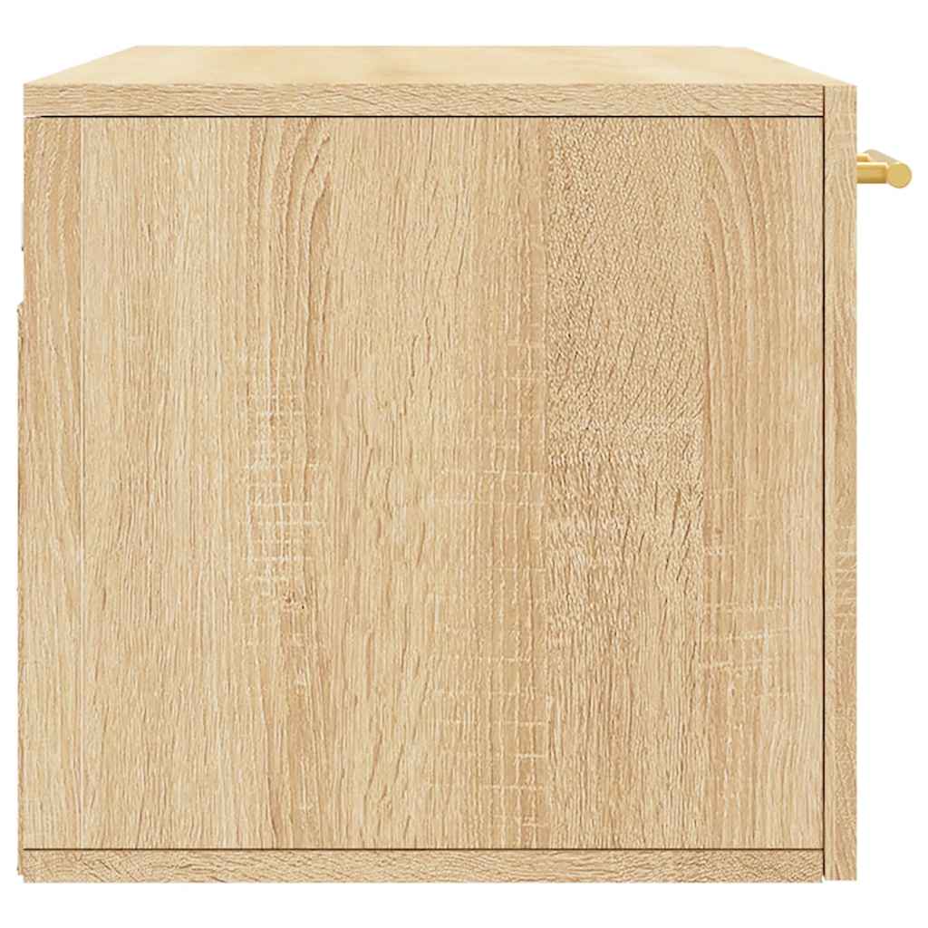 Mobile a Parete Rovere Sonoma 80x36,5x35 cm Legno Multistrato | homemem39