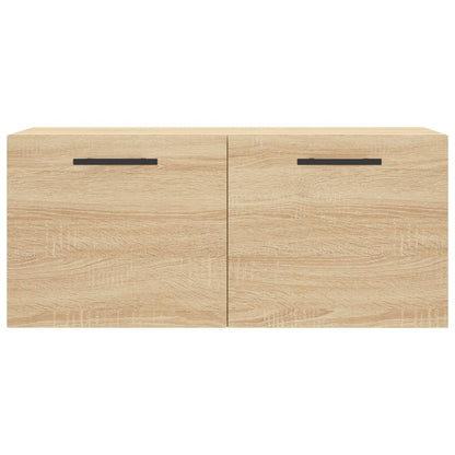 Mobile a Parete Rovere Sonoma 80x36,5x35 cm Legno Multistrato