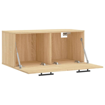 Mobile a Parete Rovere Sonoma 80x36,5x35 cm Legno Multistrato | homemem39