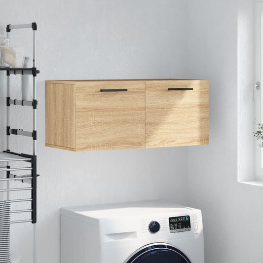 Mobile a Parete Rovere Sonoma 80x36,5x35 cm Legno Multistrato | homemem39