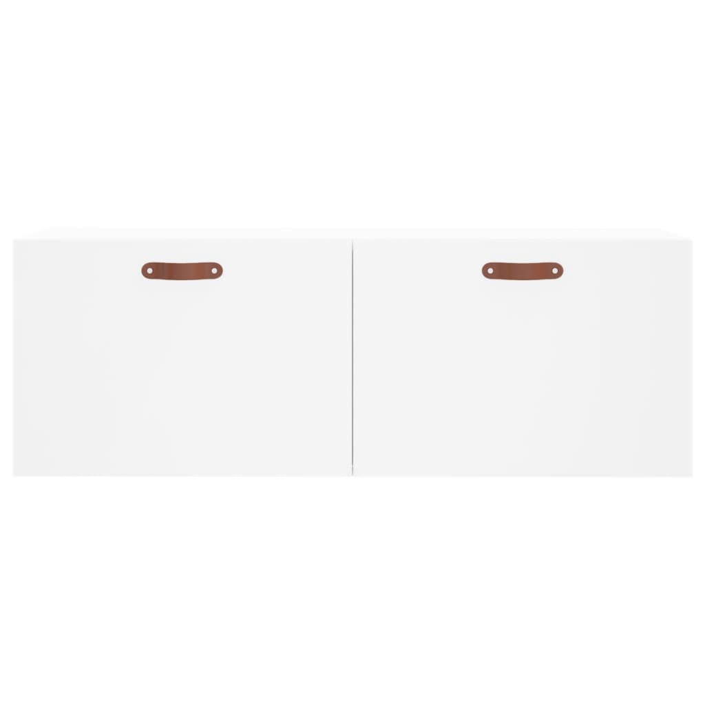 Mobile a Parete Bianco 100x36,5x35 cm in Legno Multistrato