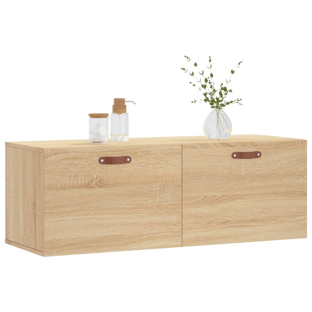 Mobile a Parete Rovere Sonoma 100x36,5x35 cm Legno Multistrato | homemem39