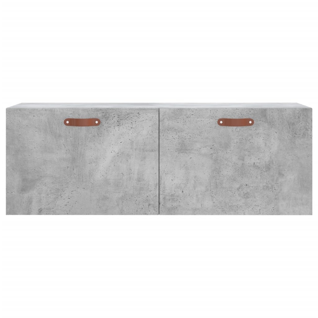 Mobile a Parete Grigio Cemento 100x36,5x35 cm Legno Multistrato | homemem39