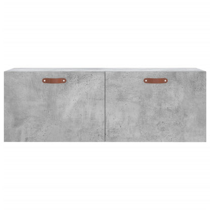 Mobile a Parete Grigio Cemento 100x36,5x35 cm Legno Multistrato | homemem39
