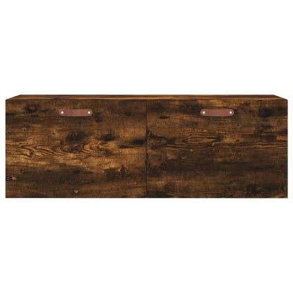 Mobile a Parete Rovere Fumo 100x36,5x35 cm in Legno Multistrato