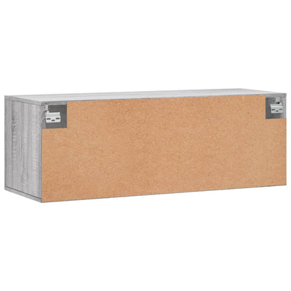Mobile a Parete Grigio Sonoma 100x36,5x35 cm Legno Multistrato | homemem39