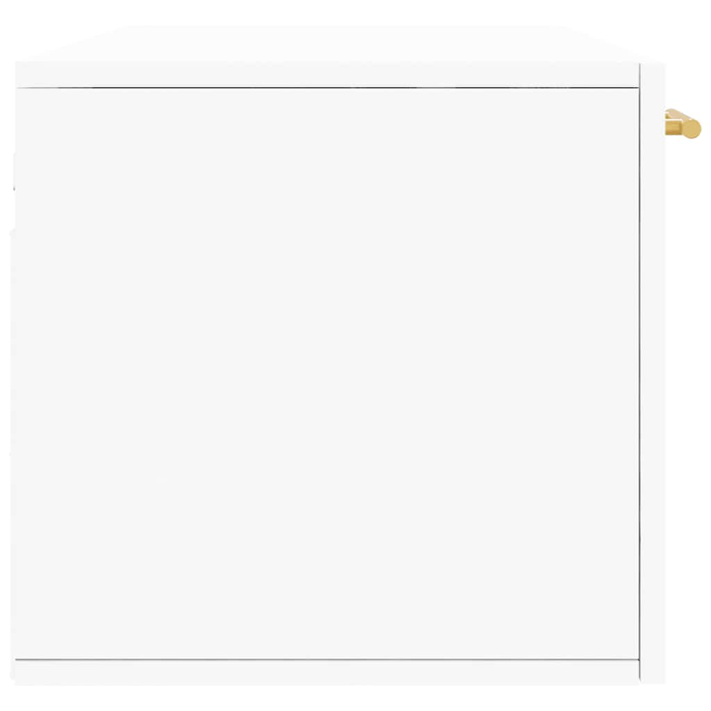 Mobile a Parete Bianco 100x36,5x35 cm in Legno Multistrato | homemem39