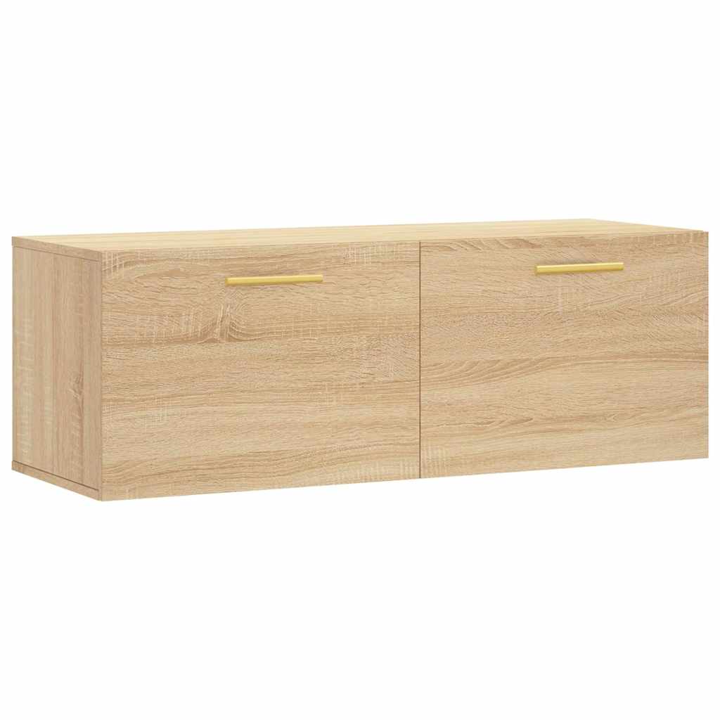 Mobile a Parete Rovere Sonoma 100x36,5x35 cm Legno Multistrato