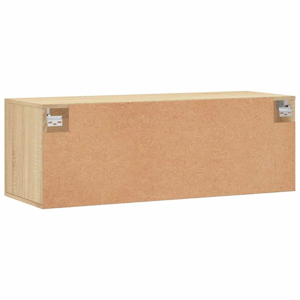 Mobile a Parete Rovere Sonoma 100x36,5x35 cm Legno Multistrato