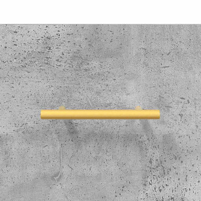 Mobile a Parete Grigio Cemento 100x36,5x35 cm Legno Multistrato