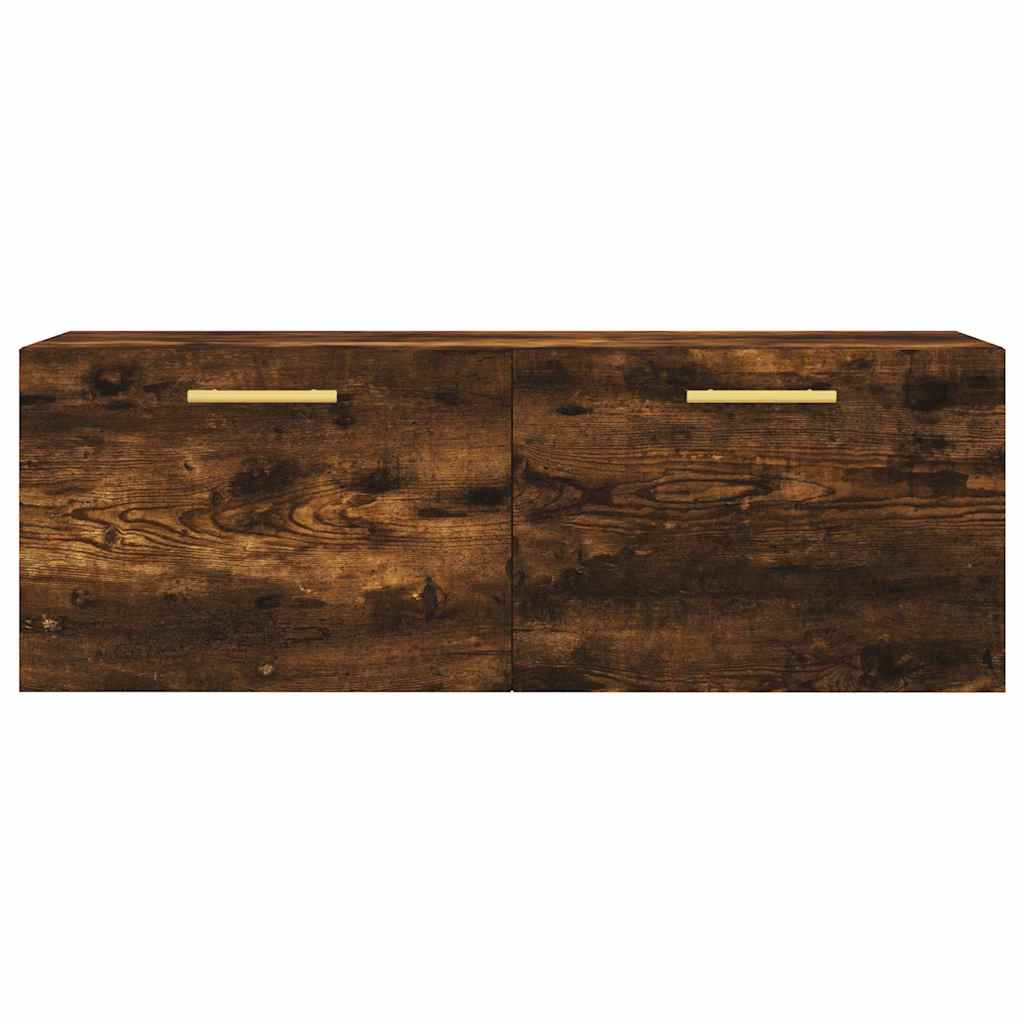 Mobile a Parete Rovere Fumo 100x36,5x35 cm in Legno Multistrato | homemem39