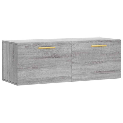 Mobile a Parete Grigio Sonoma 100x36,5x35 cm Legno Multistrato | homemem39