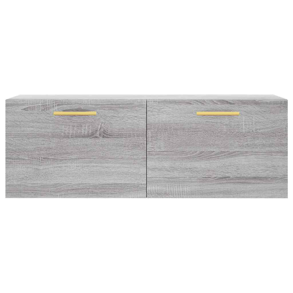 Mobile a Parete Grigio Sonoma 100x36,5x35 cm Legno Multistrato | homemem39