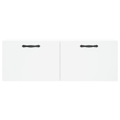 Mobile a Parete Bianco 100x36,5x35 cm in Legno Multistrato
