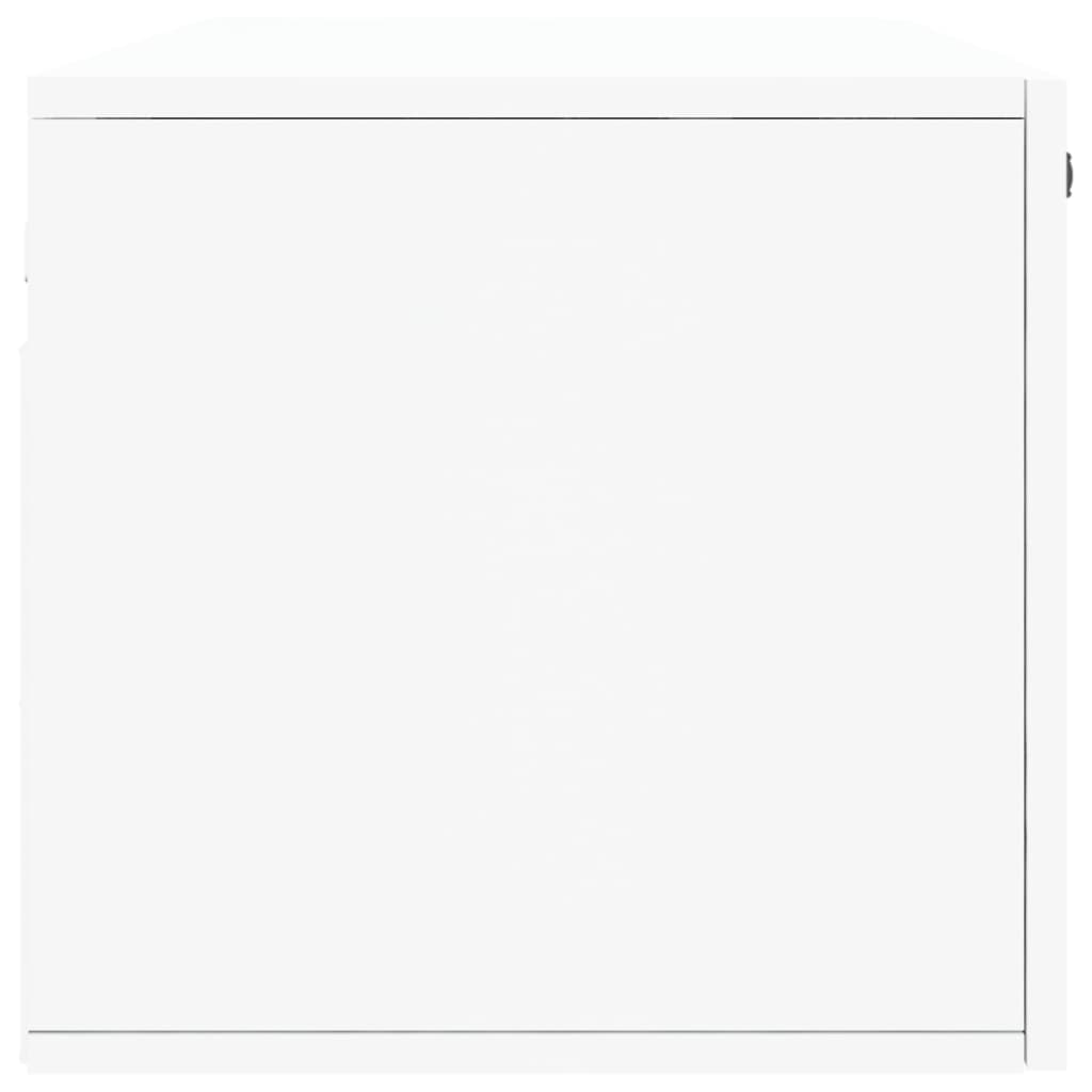 Mobile a Parete Bianco 100x36,5x35 cm in Legno Multistrato