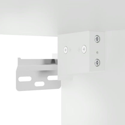 Mobile a Parete Bianco 100x36,5x35 cm in Legno Multistrato | homemem39