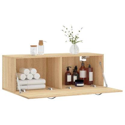 Mobile a Parete Rovere Sonoma 100x36,5x35 cm Legno Multistrato | homemem39