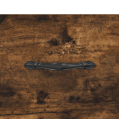Mobile a Parete Rovere Fumo 100x36,5x35 cm in Legno Multistrato | homemem39