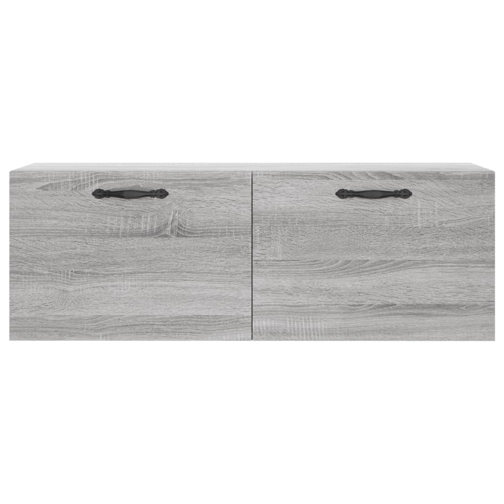 Mobile a Parete Grigio Sonoma 100x36,5x35 cm Legno Multistrato | homemem39