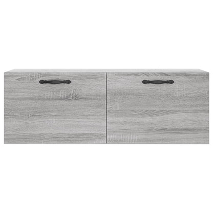 Mobile a Parete Grigio Sonoma 100x36,5x35 cm Legno Multistrato