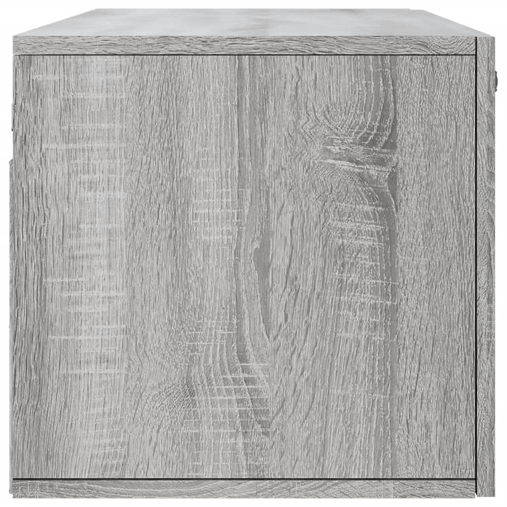 Mobile a Parete Grigio Sonoma 100x36,5x35 cm Legno Multistrato | homemem39