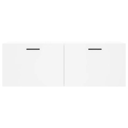 Mobile a Parete Bianco 100x36,5x35 cm in Legno Multistrato
