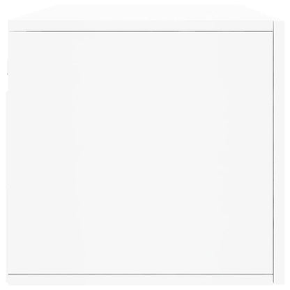 Mobile a Parete Bianco 100x36,5x35 cm in Legno Multistrato