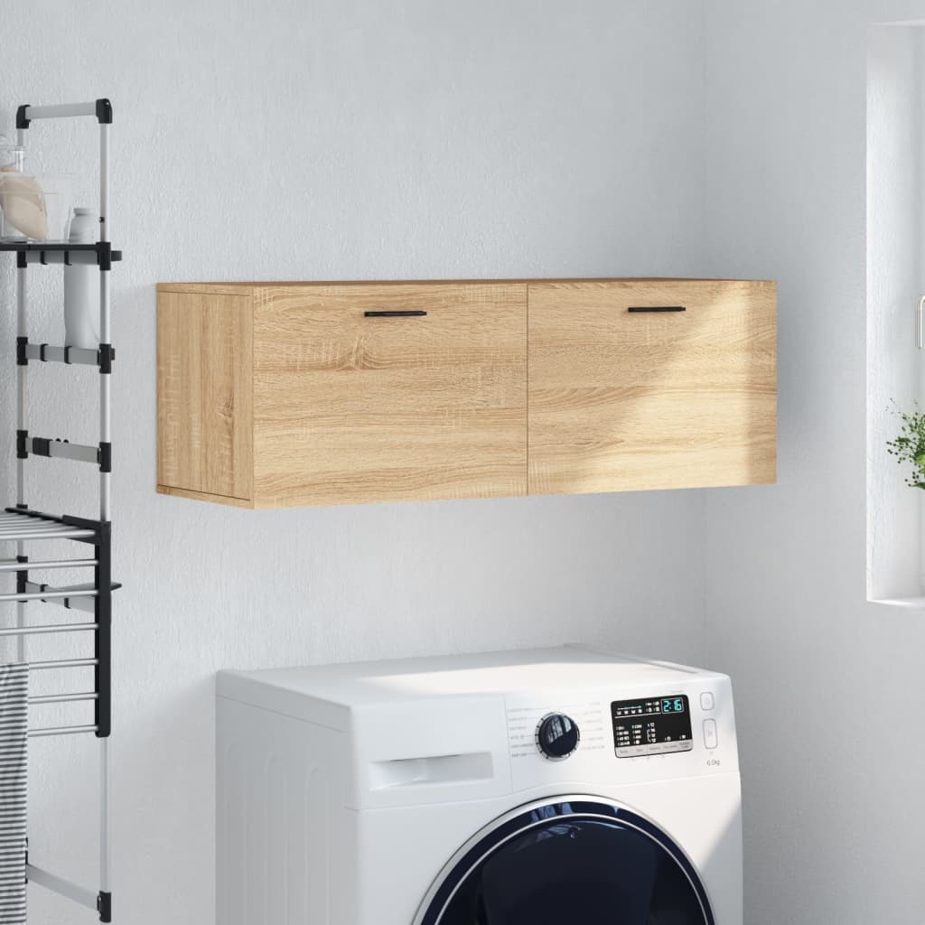 Mobile a Parete Rovere Sonoma 100x36,5x35 cm Legno Multistrato | homemem39
