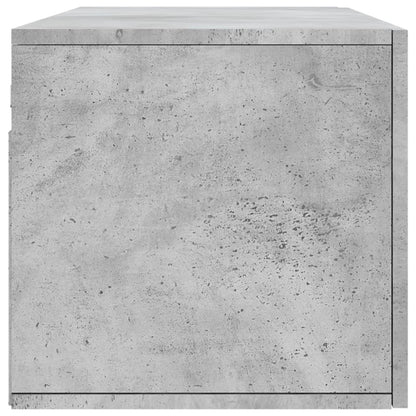 Mobile a Parete Grigio Cemento 100x36,5x35 cm Legno Multistrato | homemem39