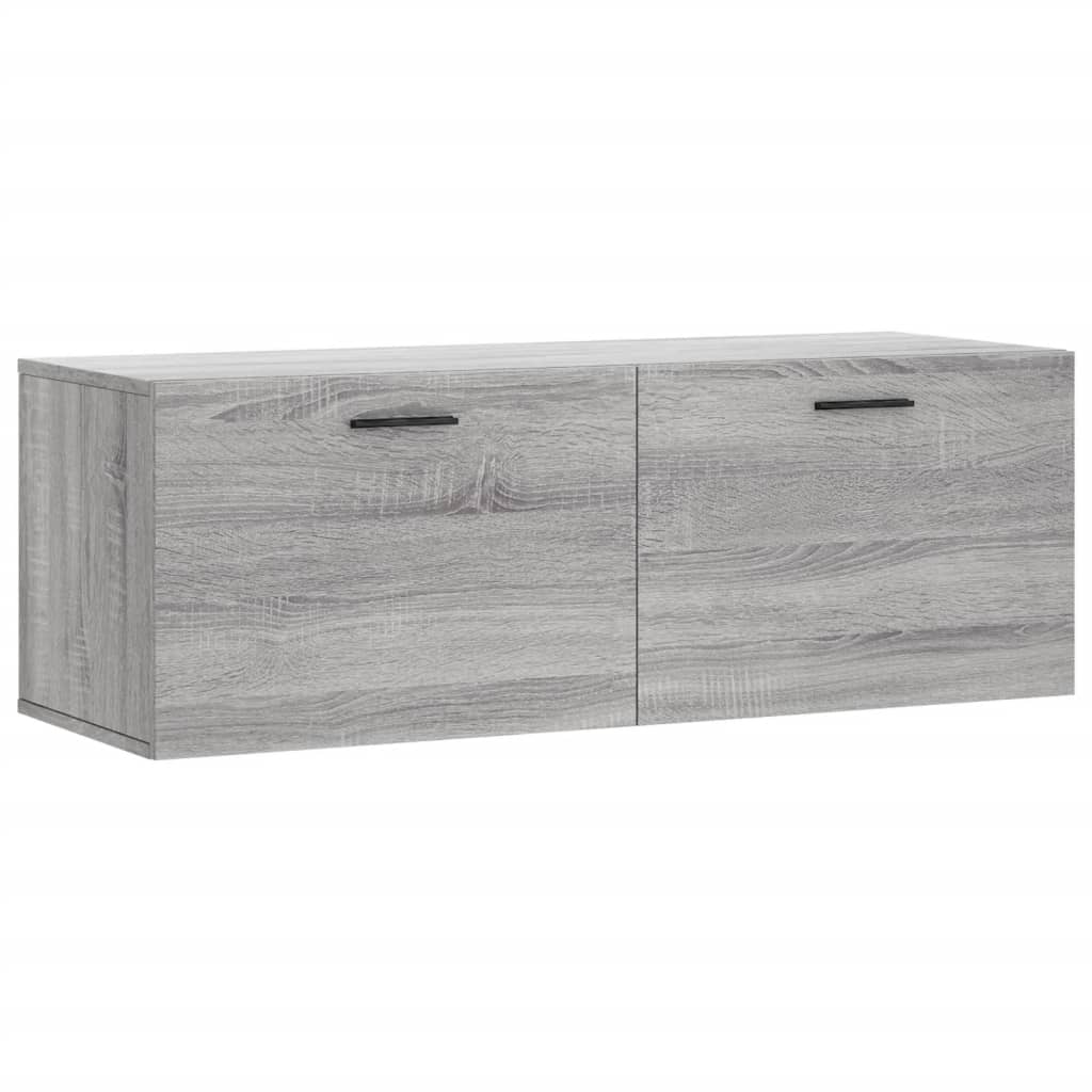 Mobile a Parete Grigio Sonoma 100x36,5x35 cm Legno Multistrato | homemem39