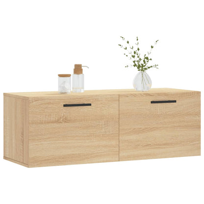 Mobile a Parete Rovere Sonoma 100x36,5x35 cm Legno Multistrato | homemem39