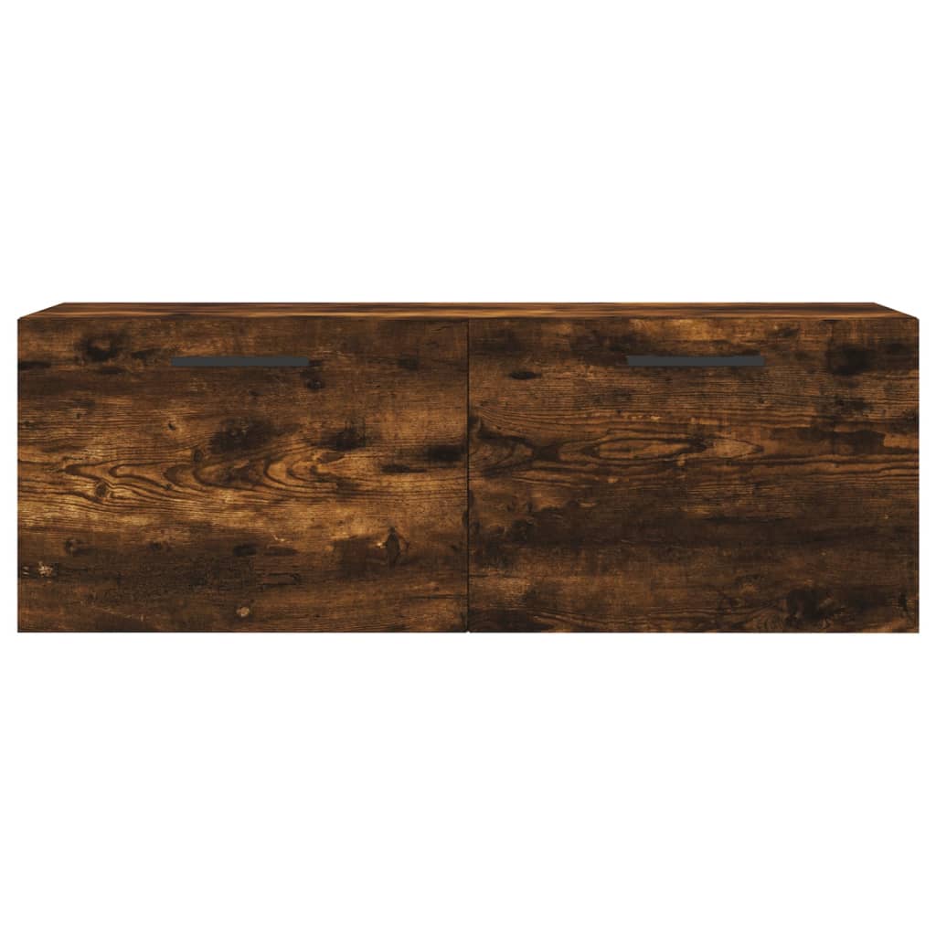 Mobile a Parete Rovere Fumo 100x36,5x35 cm in Legno Multistrato | homemem39