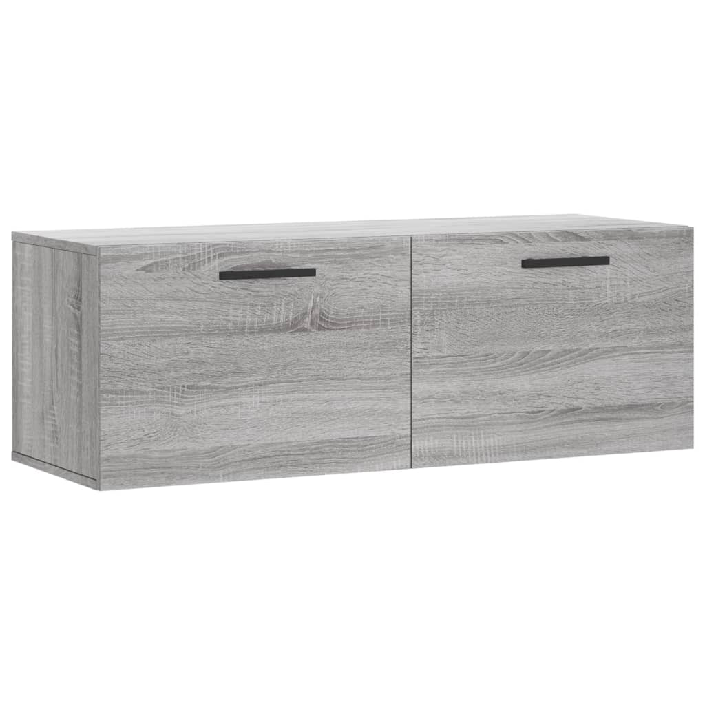 Mobile a Parete Grigio Sonoma 100x36,5x35 cm Legno Multistrato | homemem39