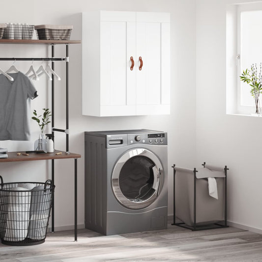 Mobile a Parete Bianco 69,5x34,90 cm in Legno Multistrato - homemem39