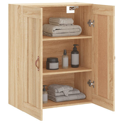 Mobile a Parete Rovere Sonoma 69,5x34x90 cm Legno Multistrato - homemem39