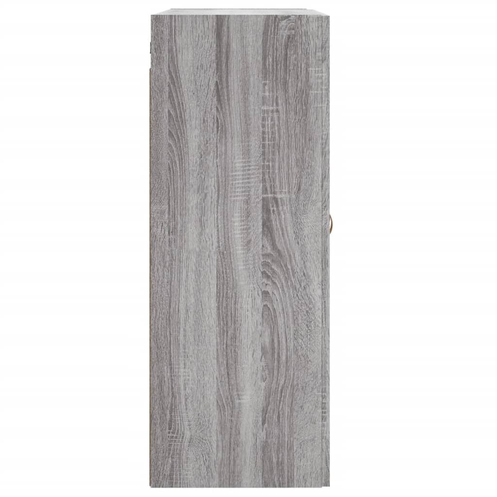 Mobile a Parete Grigio Sonoma 69,5x34x90 cm Legno Multistrato - homemem39