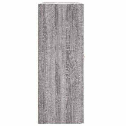 Mobile a Parete Grigio Sonoma 69,5x34x90 cm Legno Multistrato