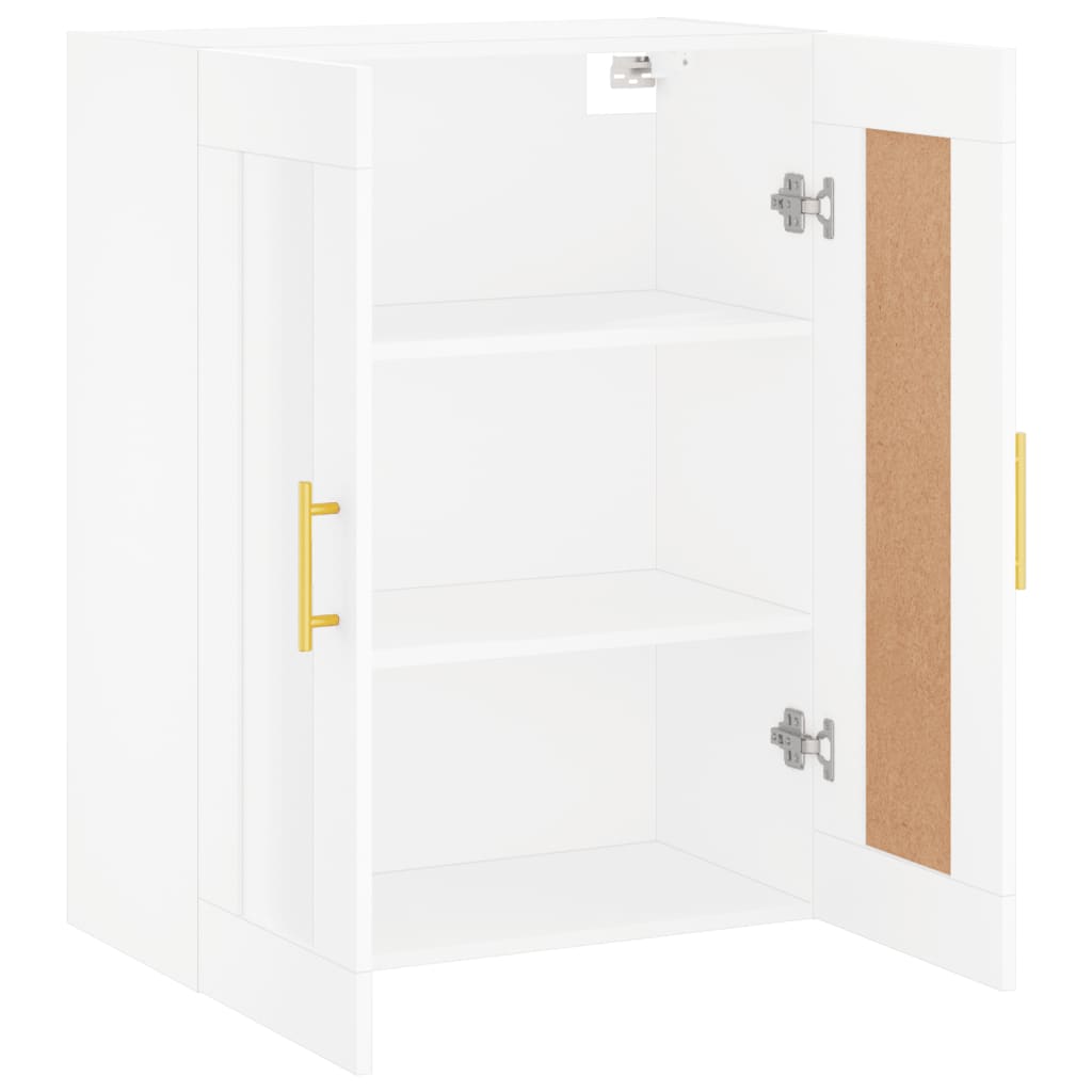 Mobile a Parete Bianco 69,5x34,90 cm in Legno Multistrato - homemem39