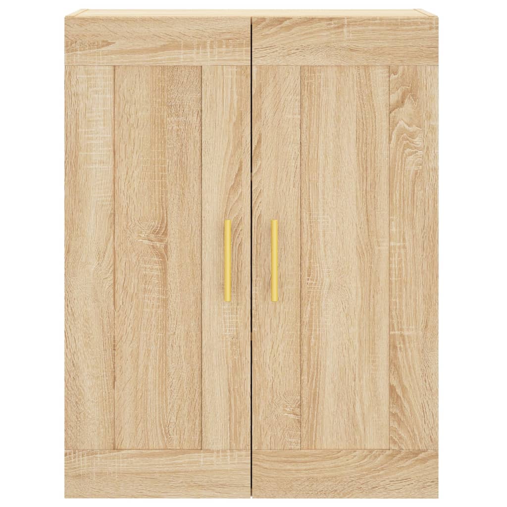 Mobile a Parete Rovere Sonoma 69,5x34x90 cm Legno Multistrato