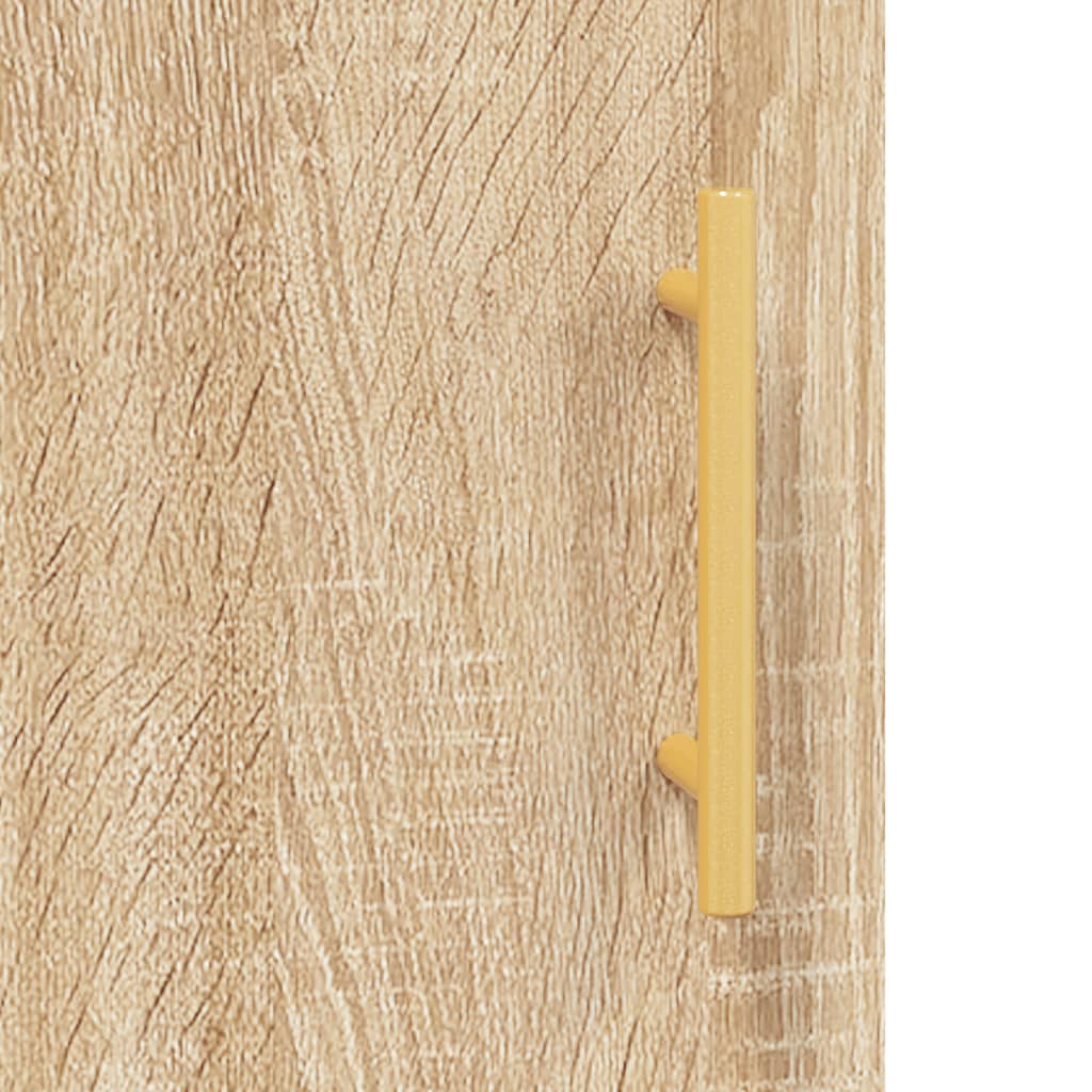 Mobile a Parete Rovere Sonoma 69,5x34x90 cm Legno Multistrato