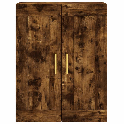 Mobile a Parete Rovere Fumo 69,5x34x90 cm in Legno Multistrato
