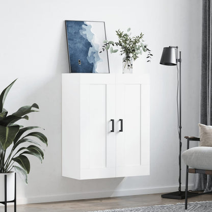 Mobile a Parete Bianco 69,5x34,90 cm in Legno Multistrato | homemem39