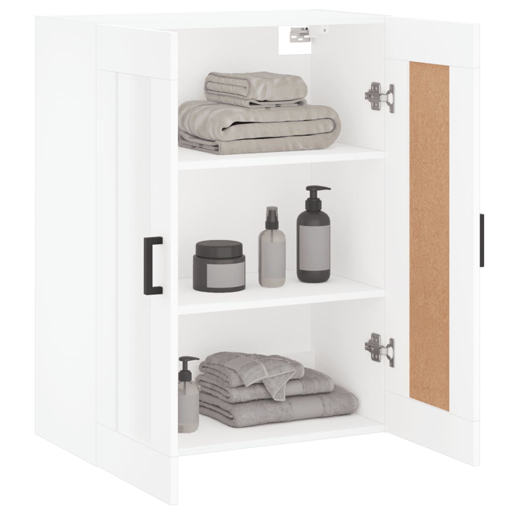Mobile a Parete Bianco 69,5x34,90 cm in Legno Multistrato | homemem39